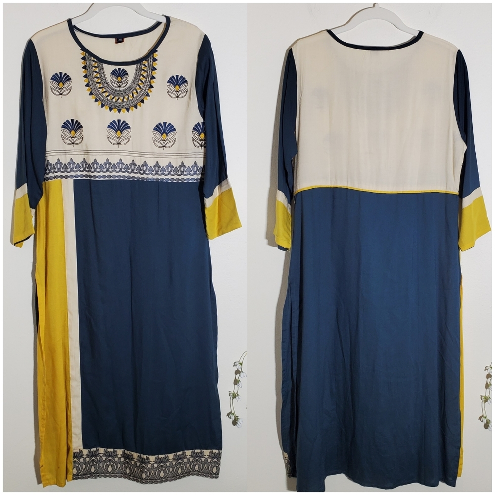 Beautiful Embroidered Indian Kurta